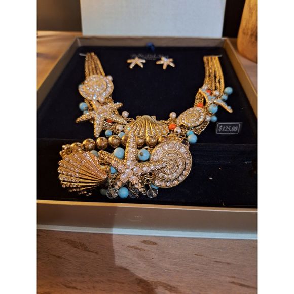 Bella Del Mar Jewelry Set Necklace Bracelet Earrings - Picture 2 of 10